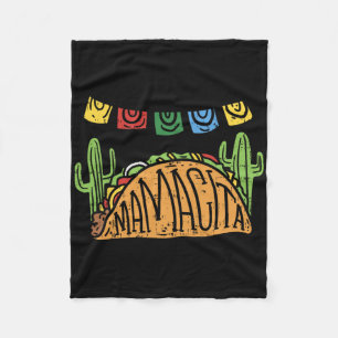 Mamacita Taco Cinco De Mayo Mothers Day Mum Funny Fleece Blanket