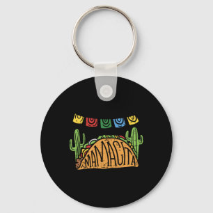 Mamacita Taco Cinco De Mayo Mothers Day Mum Funny Key Ring