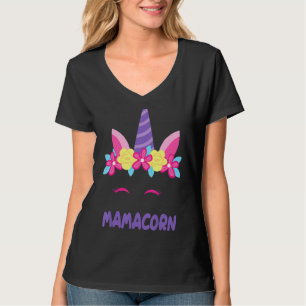 Mamacorn Adorable Unicorn Mum Magical Mother's Day T-Shirt
