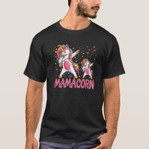 Mamacorn Cute Unicorn Mum Baby  Mother's Day For W T-Shirt