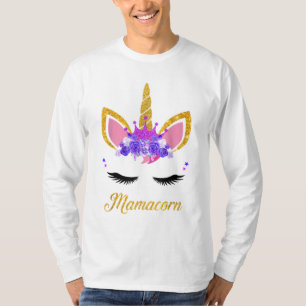 Mamacorn Cute Unicorn Mum Mother of the Unicorn Gi T-Shirt
