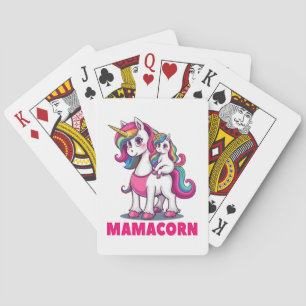Mamacorn - The Magical Unicorn Mom Playing Cards