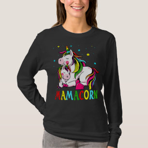 Mamacorn Unicorn Autism Costume Mum Mother's Day T-Shirt