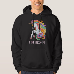 Mamacorn Unicorn Costume Mum Mother's Day 3 Hoodie