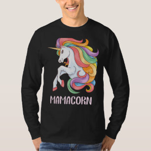 Mamacorn Unicorn Costume Mum Mother's Day 3 T-Shirt