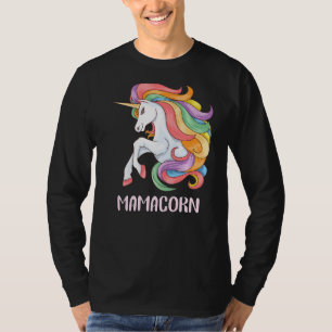 Mamacorn Unicorn Costume Mum Mother's Day 3 T-Shirt