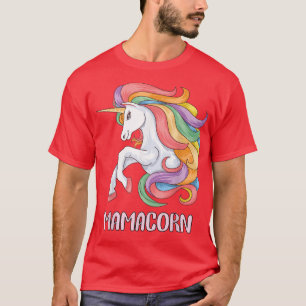 Mamacorn Unicorn Costume Mum Mother's Day T-Shirt