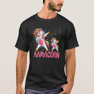 Mamacorn Unicorn Mom Baby Funny Mother's Day For W T-Shirt