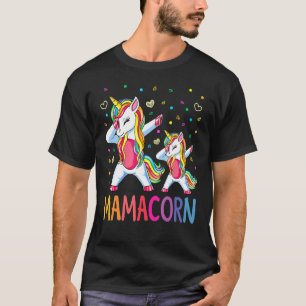Mamacorn Unicorn Mum Baby Funny Mother's Day For W T-Shirt