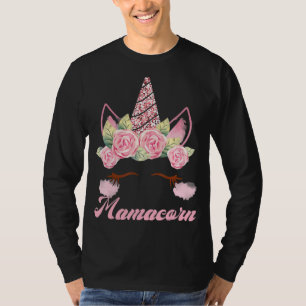Mamacorn Unicorn Mum Baby Funny Mother's Day For W T-Shirt