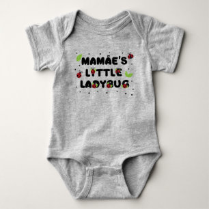 Mamãe's Little Ladybug - Cute Baby Bodysuit