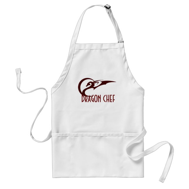 mamajuana red logo copy, DRAGON CHEF Standard Apron (Front)