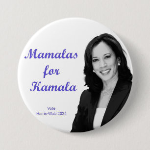 Mamalas for Kamala 7.5 Cm Round Badge