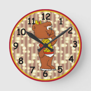 Mamamacanz Round Clock