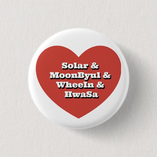 Mamamoo Love 3 Cm Round Badge (Front)