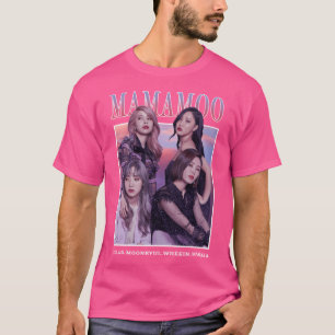 Mamamoo Members Photoshoot Vintage Retro Band Styl T-Shirt
