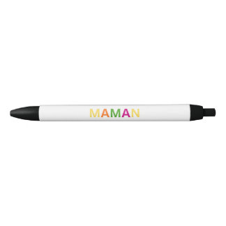 "MAMAN" Cute Pastel Colorful Pen