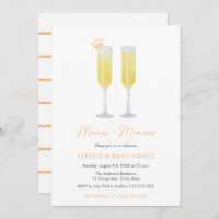 Mamas and Mimosas Momosa Baby Shower or Sip & See
