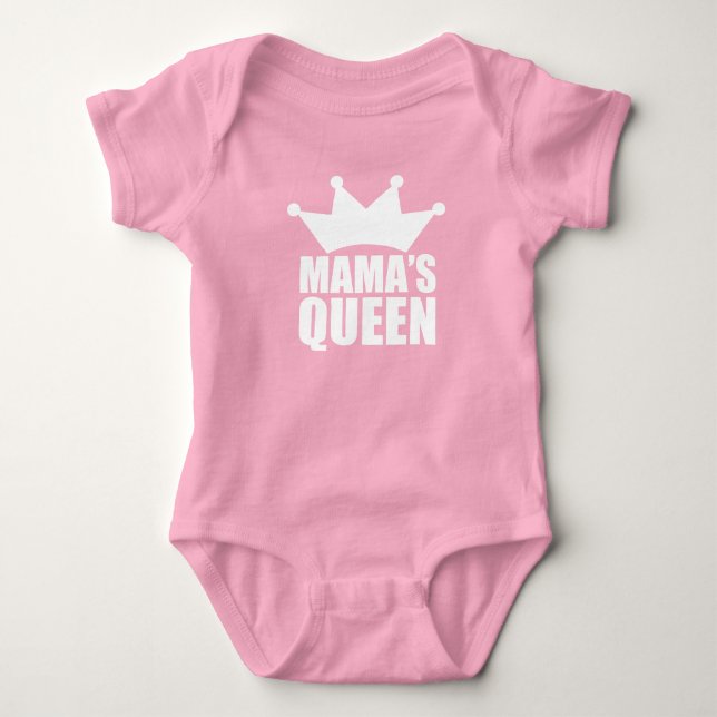 Mamas baby queen  bodysuit (Front)