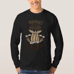 Mama's Boobery Breastfeeding New Mom Brewing T-Shirt