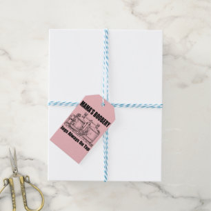 Mama's Boobery Jugs Always On Tap Gift Tags