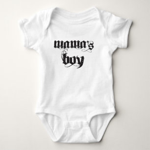 Mama's boy baby bodysuit