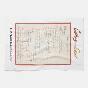 Mama's Chicken Gumbo Recipe Tea Towel