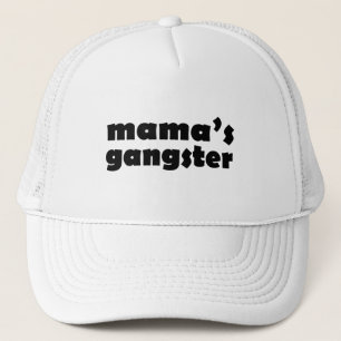Mamas gangster funny design trucker hat