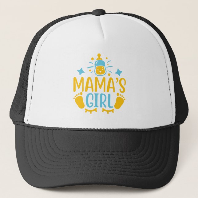 Mama's Girl Trucker Hat (Front)