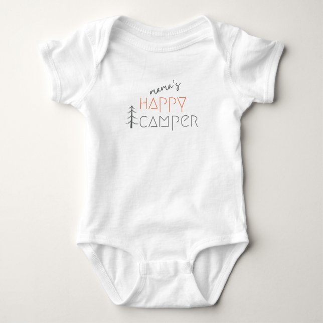 mama's happy camper. Baby Bodysuits & One-pieces (Front)