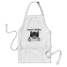 Mama's Kitchen Cute Cartoon Raccoon