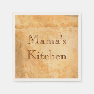 Mamas kitchen Italian style terracotta Napkin