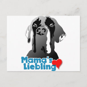 Mamas Lieblings Dogge Postcard