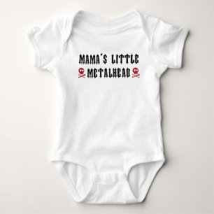 Mama's Little Metalhead Baby Bodysuit