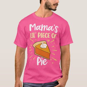 Mamas Little Piece of Pumpkin Pie Halloween Thanks T-Shirt