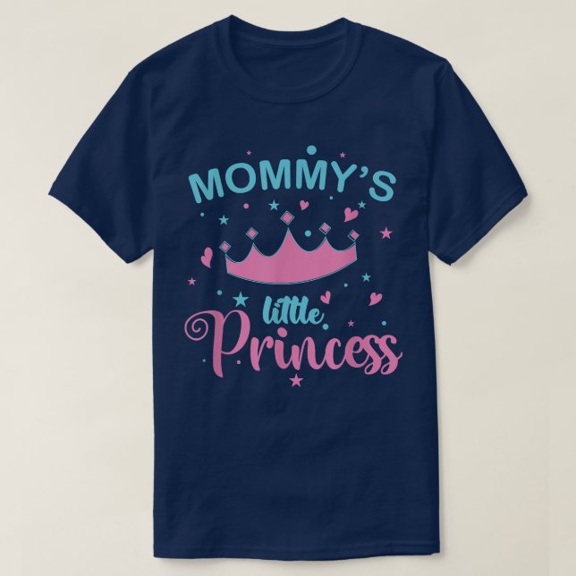 Mamas little Princess Crown  T-Shirt (Design Front)