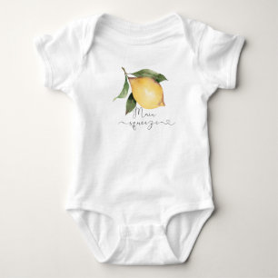 Mama's main squeeze lemon baby bodysuit