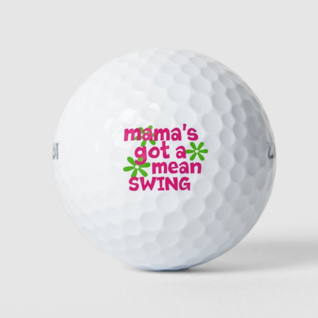 Mama's Swing Golf Balls (Front)