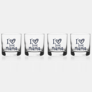 "Mama's Toast" - Custom Engraved Whiskey Glass Set