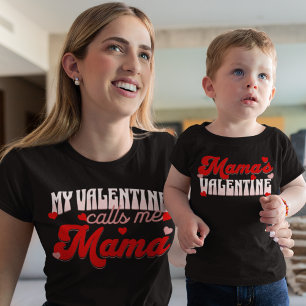 Mama's Valentine Family Matching Child T-Shirt
