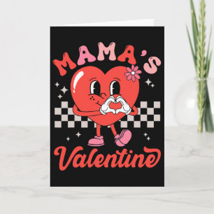 Mama's Valentine Happy Valentines Day Boy Girl Kid Card