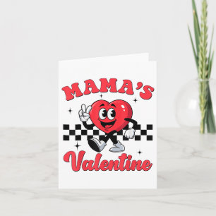 Mamas Valentine Heart Funny Valentines Day Boys Ki Card