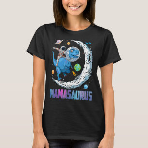 Mamasaurus Astronaut Riding Dinosaur Rex Mothers D T-Shirt