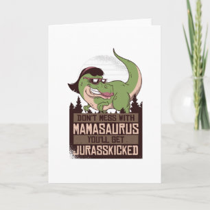 Mamasaurus Dinosaur Card