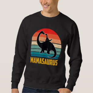 Mamasaurus Dinosaur Rex Mother's Day Mama Mummy M Sweatshirt