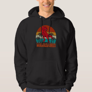 Mamasaurus  Dinosaur Rex Mother's Day Momma Mama Hoodie