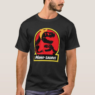 Mamasaurus Dinosaur Shirt for Moms Jurassic T-rex