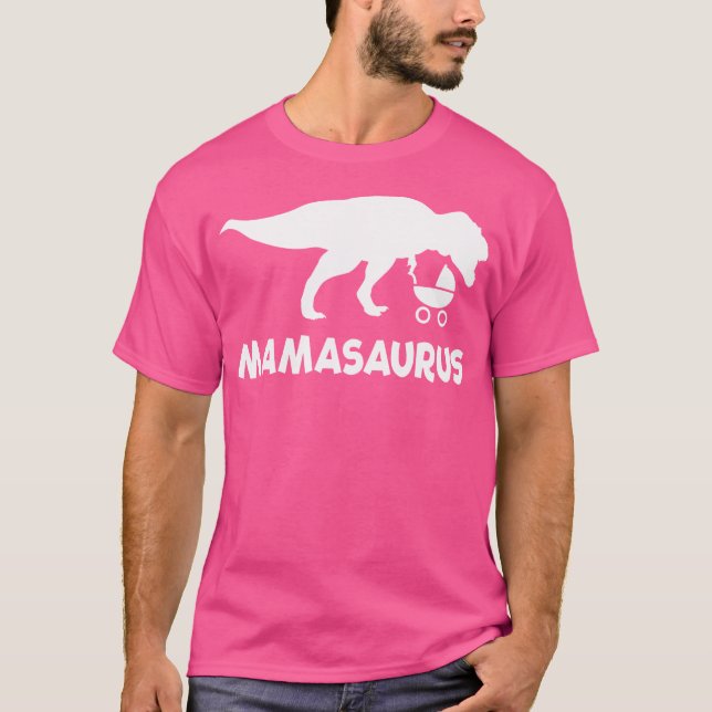 Mamasaurus Funny Mum T-Rex Shirt Gift (Dinosaur Sh (Front)
