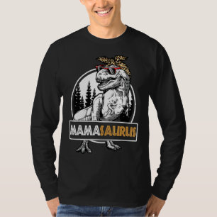 Mamasaurus Leopard Rex Dinosaur Mama Saurus Mother T-Shirt