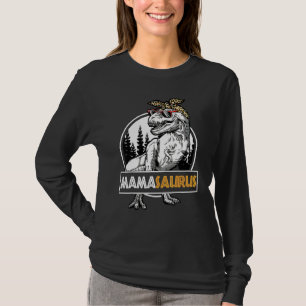 Mamasaurus Leopard Rex Dinosaur Mama Saurus Mother T-Shirt